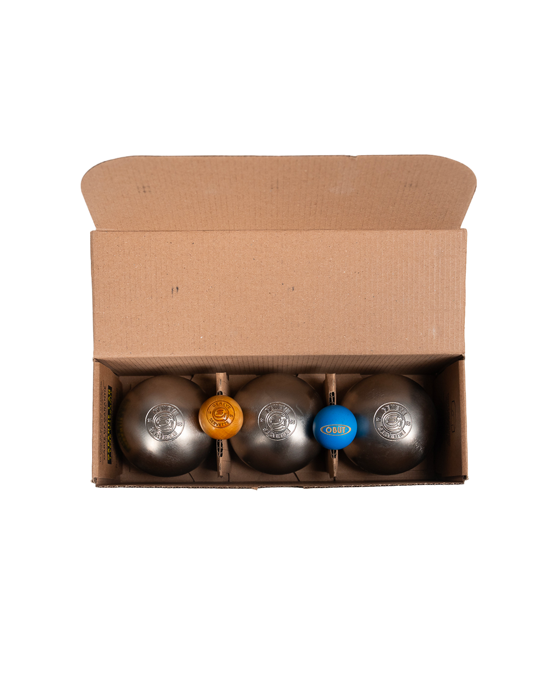 Boules de pétanque et but GSHC