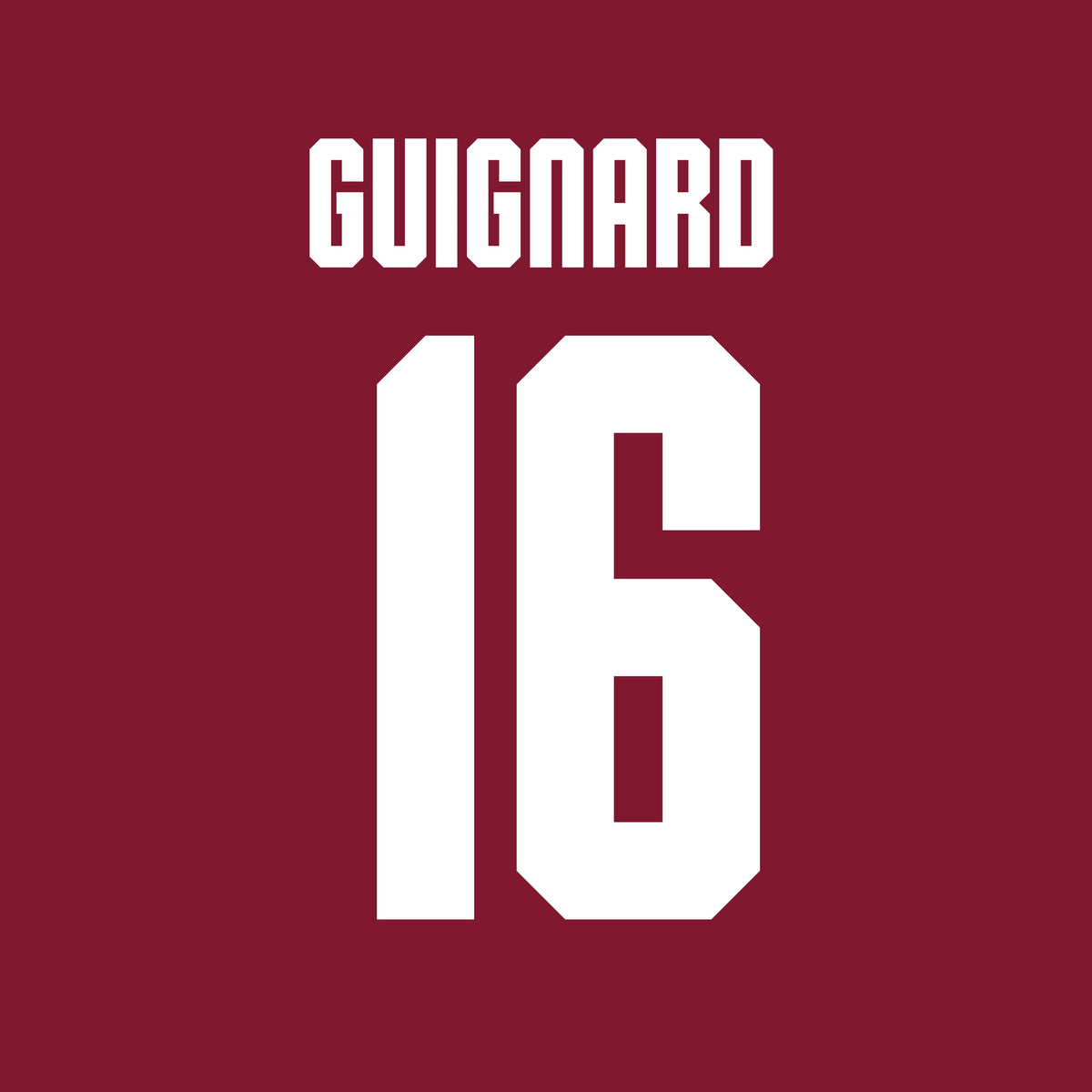 Mailllot Home 23-24 GUIGNARD 16 (dédicacé)