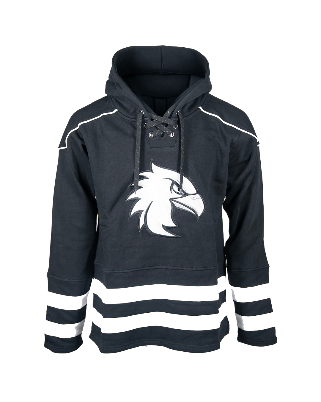 Hoodie Hockey Black Eagle