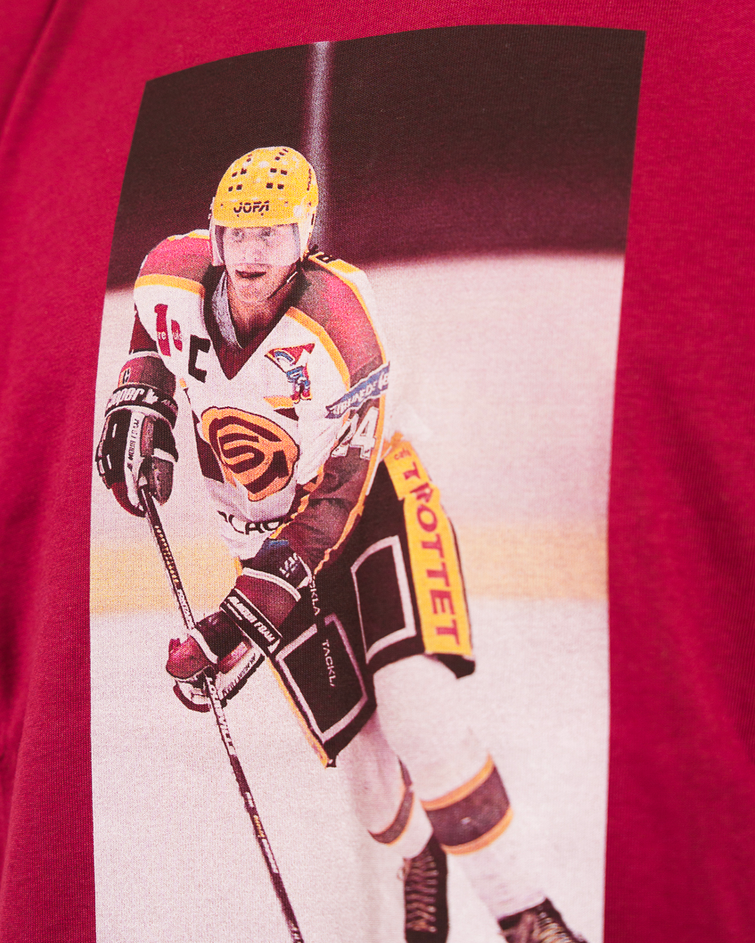 T-Shirt Retro Grenat x PUCKWEAR