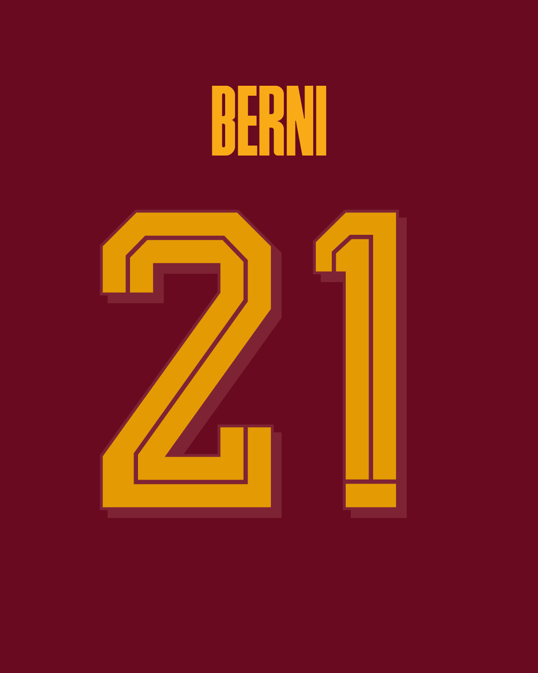 Maillot HOME 25-26 BERNI 21 - SIGNÉ