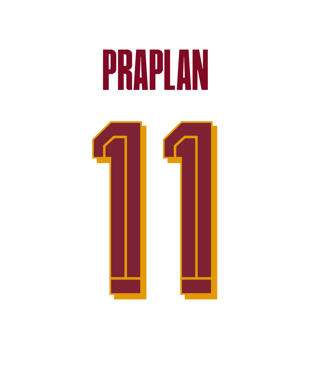 Maillot AWAY 25-26 PRAPLAN 11 - SIGNÉ