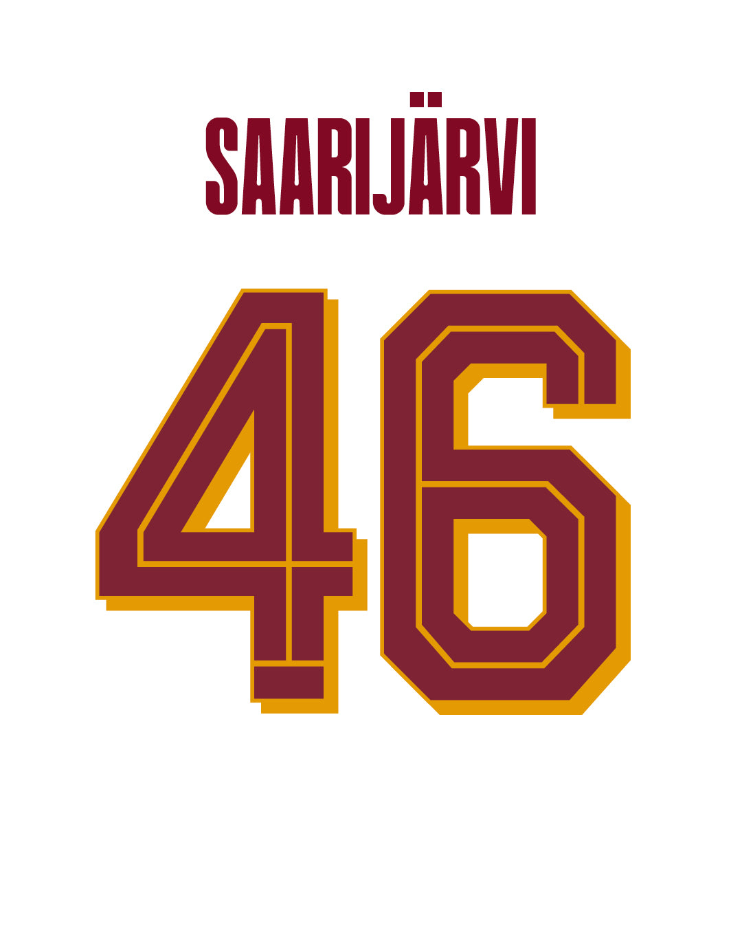 Maillot AWAY 25-26 SAARIJÄRVI 46 - SIGNÉ
