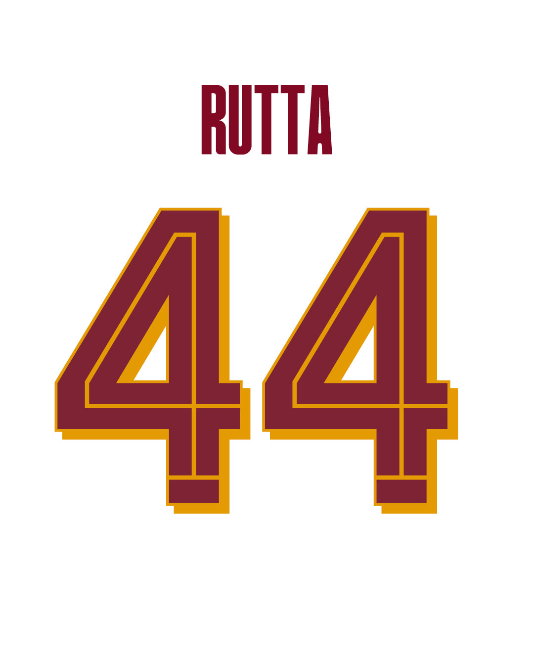 Maillot AWAY 25-26 RUTTA 44 - SIGNÉ