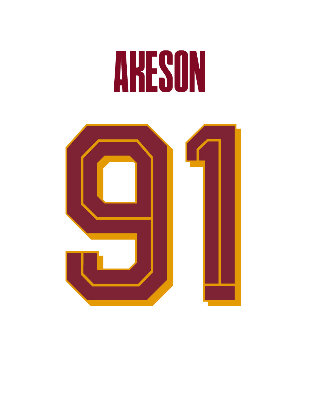 Maillot AWAY 25-26 AKESON 91 - SIGNÉ