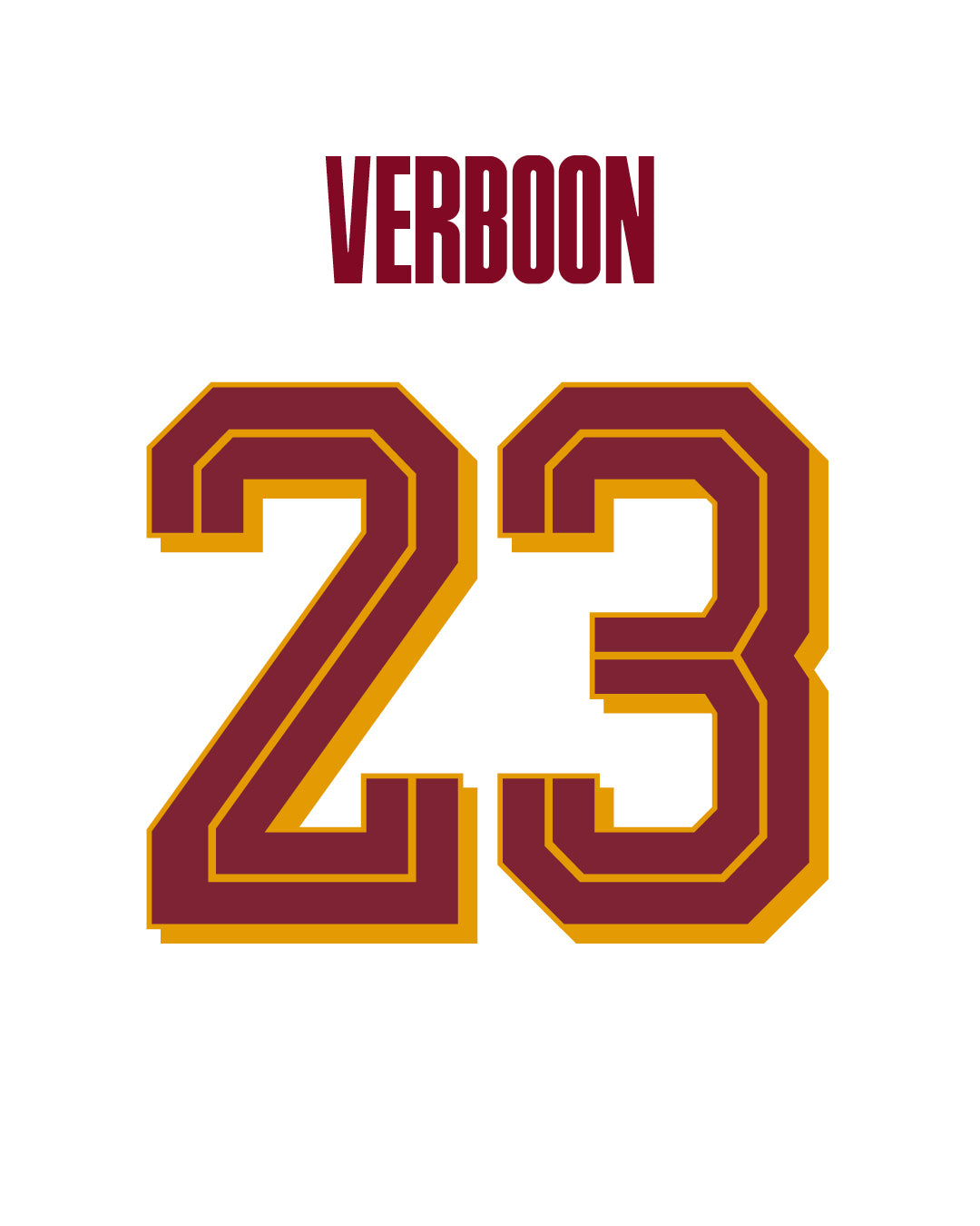 Maillot AWAY 25-26 VERBOON 23 - SIGNÉ