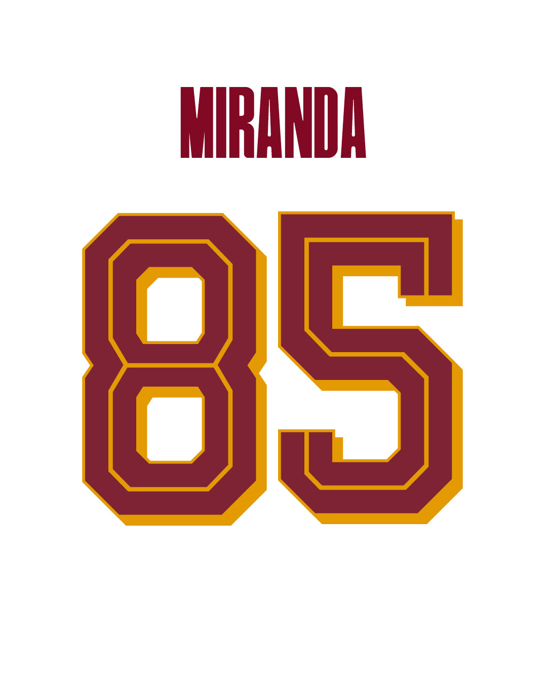 Maillot AWAY 25-26 MIRANDA 85 - SIGNÉ