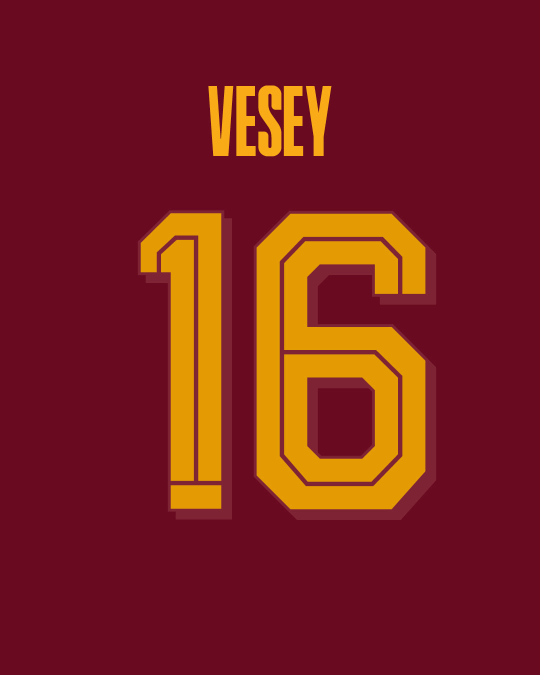 Maillot HOME 25-26 VESEY 16 - SIGNÉ