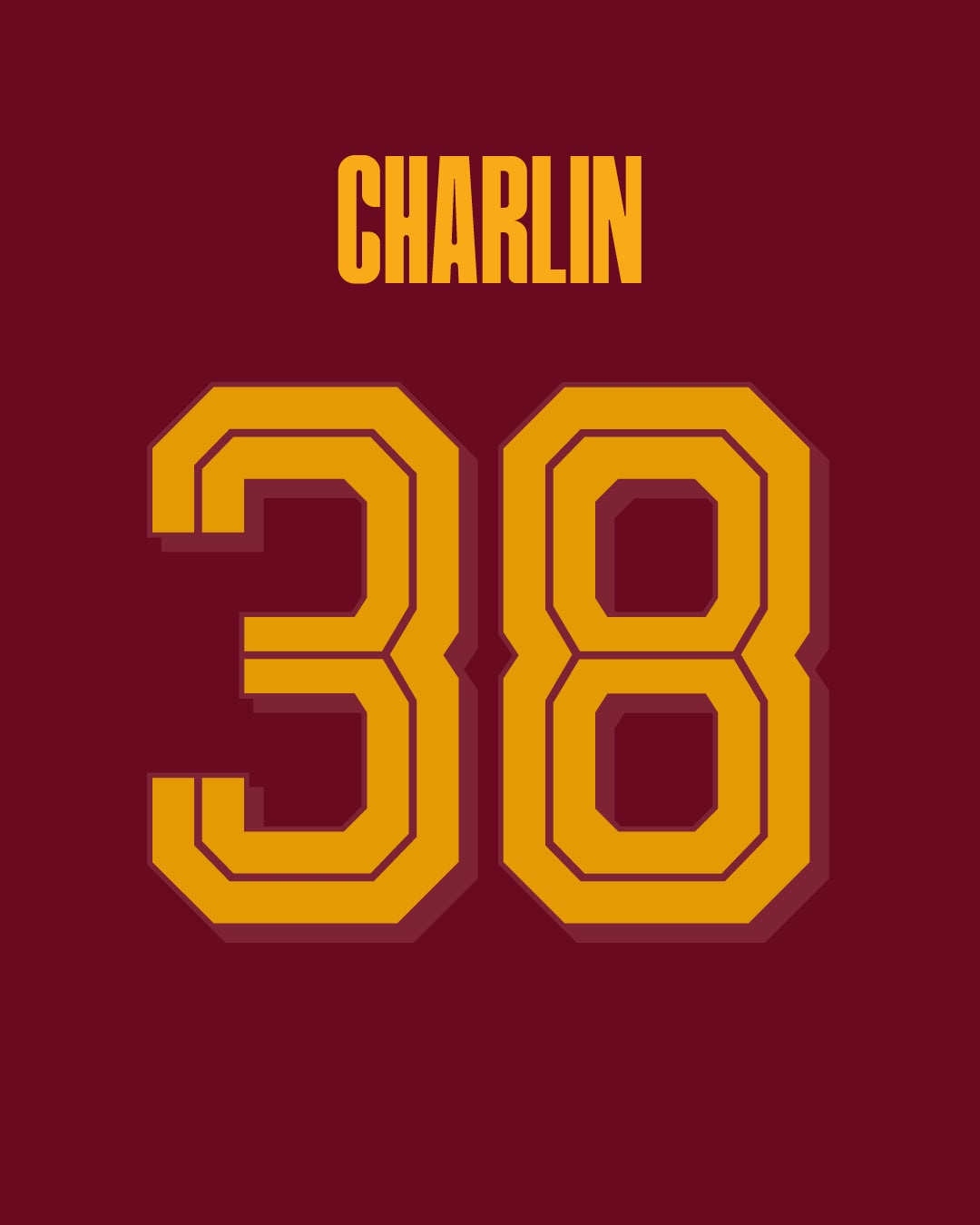 Maillot HOME 25-26 CHARLIN 38 - SIGNÉ