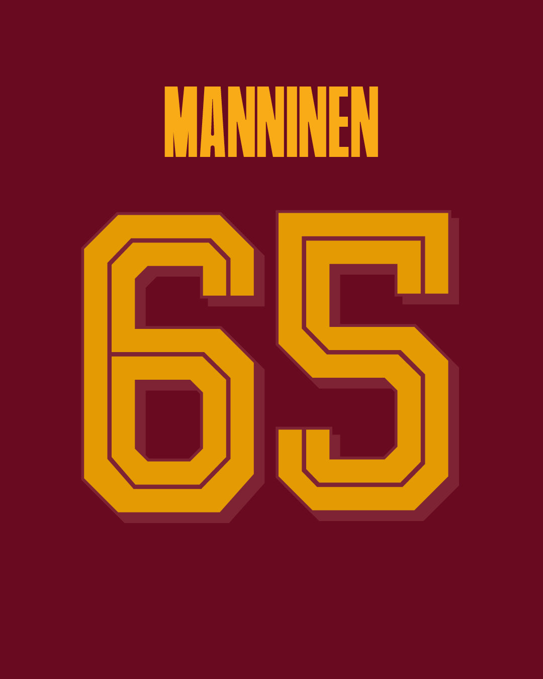 Maillot HOME 25-26 MANNINEN 65 - SIGNÉ