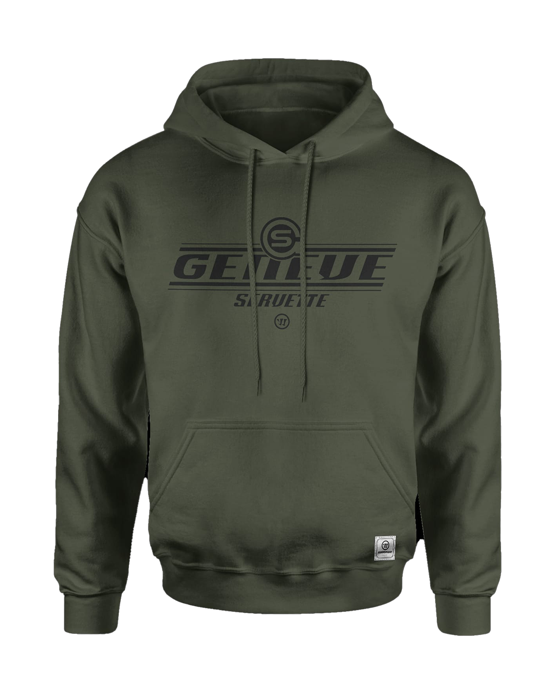 Hoodie Warrior Olive