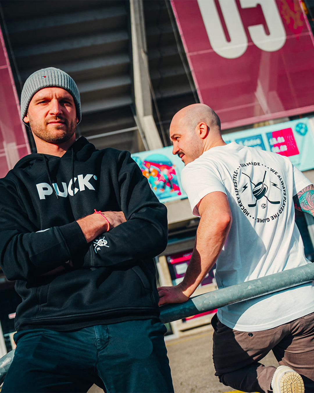 T-Shirt White x PUCK Wear