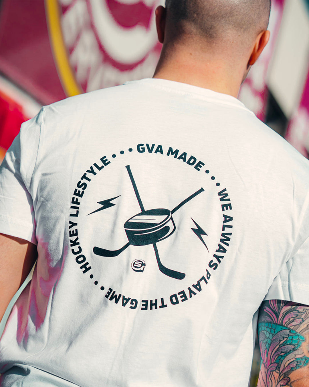 T-Shirt White x PUCK Wear