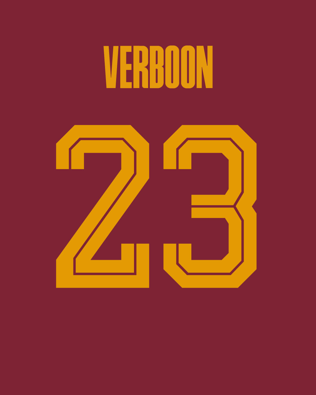 Maillot 120 ans - VERBOON 23