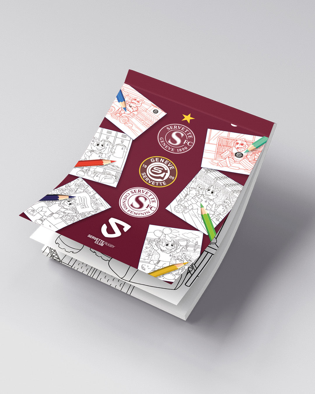 Livre de coloriage Servette